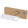 Batterie externe personnalisée Alkes de 5 000 mAh et 12 W en plastique recyclé résistante à l’eau avec mousqueton Batterie externe personnalisée Alkes de 5 000 mAh et 12 W en plastique recyclé résistante à l’eau avec mousqueton