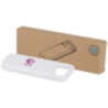 Batterie externe personnalisée Alkes de 5 000 mAh et 12 W en plastique recyclé résistante à l’eau avec mousqueton Batterie externe personnalisée Alkes de 5 000 mAh et 12 W en plastique recyclé résistante à l’eau avec mousqueton