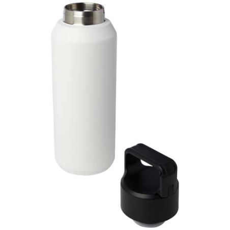 Bouteille isotherme personnalisée Astra de 600&nbsp;ml en cuivre et acier inoxydable recyclé certifié RCS (compatible avec les boisso