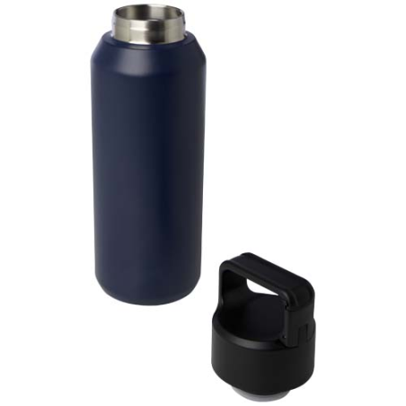 Bouteille isotherme personnalisée Astra de 600&nbsp;ml en cuivre et acier inoxydable recyclé certifié RCS (compatible avec les boisso