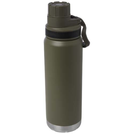 Bouteille isotherme personnalisable Fortis de 700&nbsp;ml en cuivre et acier inoxydable recyclé certifié RCS (compatible avec les boi