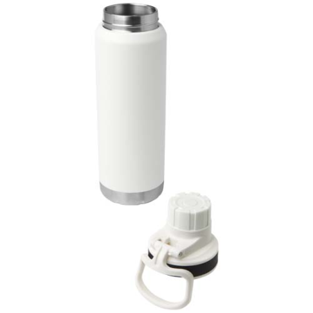 Bouteille isotherme personnalisable Fortis de 700&nbsp;ml en cuivre et acier inoxydable recyclé certifié RCS (compatible avec les boi