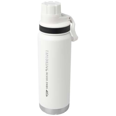Bouteille isotherme personnalisable Fortis de 700&nbsp;ml en cuivre et acier inoxydable recyclé certifié RCS (compatible avec les boi