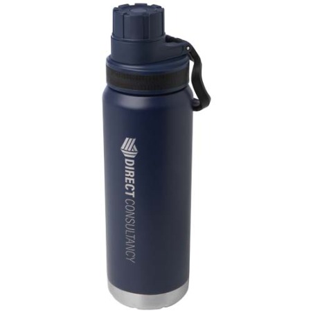 Bouteille isotherme personnalisable Fortis de 700&nbsp;ml en cuivre et acier inoxydable recyclé certifié RCS (compatible avec les boi