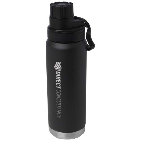 Bouteille isotherme personnalisable Fortis de 700&nbsp;ml en cuivre et acier inoxydable recyclé certifié RCS (compatible avec les boi