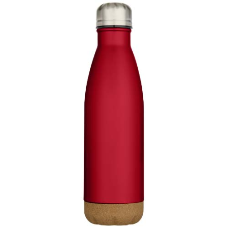 Bouteille isotherme personnalisé Cove de 500&nbsp;ml socle en liège