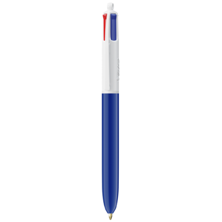 Stylo personnalisé 4 couleurs Bic® l'Emblématique Marquage 360° doré ou argenté