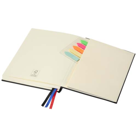 Carnet A5 personnalisable en plastique recyclé style cuir Alder - JournalBooks