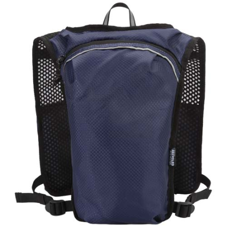Gilet de course personnalisable Nomad de 5&nbsp;L en matériaux recyclés certifiés GRS avec système d’hydratation