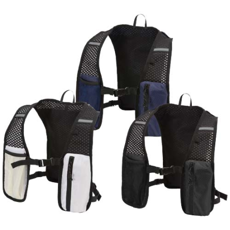 Gilet de course personnalisable Nomad de 5&nbsp;L en matériaux recyclés certifiés GRS avec système d’hydratation