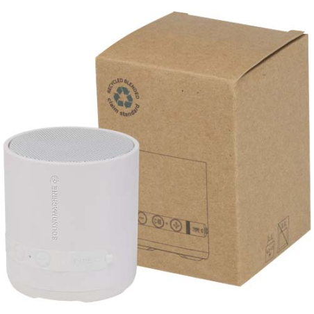 Haut-parleur publicitaire Hunor sans fil de 3&nbsp;W en plastique recyclé