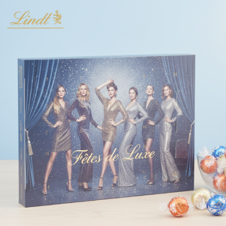 Calendrier de l'avent personnalisable - Lindor Liliput de Lindt (dès 1 pc)