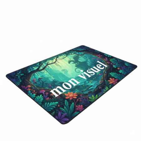 Tapis de bureau personnalisé en sublimation caoutchou antidérapant 59 x 42 cm Deskly
