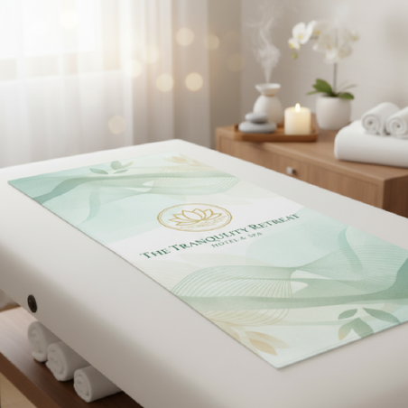 Serviette personnalisable en sublimation 100 x 180 cm 400 g/m² Havlu