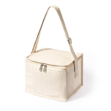 Sac isotherme personnalisable 100% coton avec sa lunch box 1L Parum