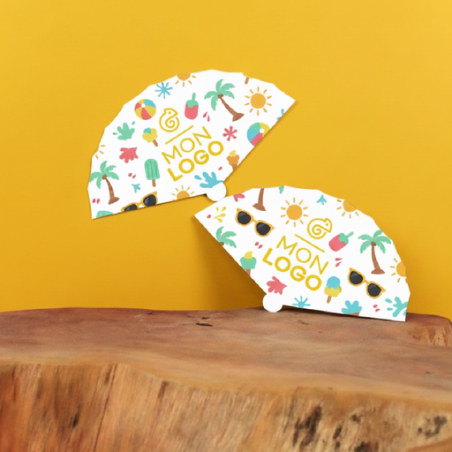 Eventail personnalisable en papier graines Fabriqué en France