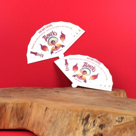 Eventail personnalisable en papier graines Fabriqué en France