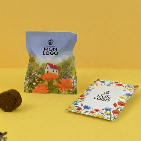 Palet à graines personnalisable en papillotte papier FSC