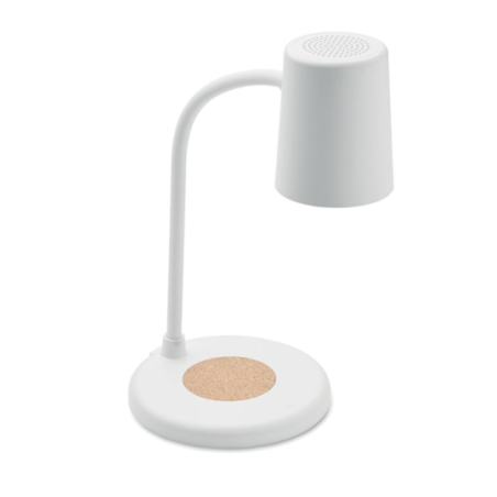 Lampe haut-parleur & chargeur 15W personnalisable SPOT