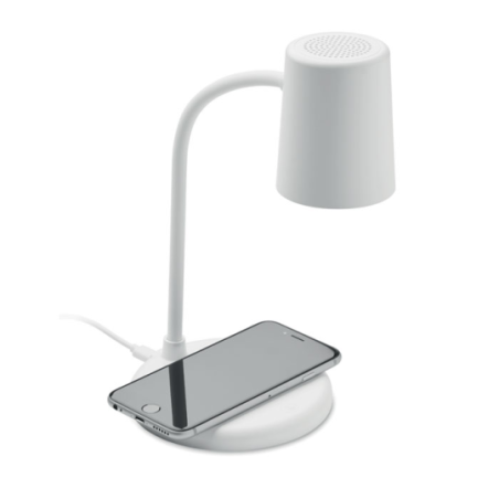 Lampe haut-parleur & chargeur 15W personnalisable SPOT