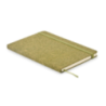 Carnet personnalisable A5 avec couverture rigide en marc de thé liège et tissu polycoton avec 160 pages lignées en papier recycl Carnet personnalisable A5 avec couverture rigide en marc de thé liège et tissu polycoton avec 160 pages lignées en papier recycl