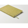 Carnet personnalisable A5 avec couverture rigide en marc de thé liège et tissu polycoton avec 160 pages lignées en papier recycl Carnet personnalisable A5 avec couverture rigide en marc de thé liège et tissu polycoton avec 160 pages lignées en papier recycl