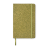 Carnet personnalisable A5 avec couverture rigide en marc de thé liège et tissu polycoton avec 160 pages lignées en papier recycl Carnet personnalisable A5 avec couverture rigide en marc de thé liège et tissu polycoton avec 160 pages lignées en papier recycl