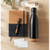 Coffret cadeau personnalisable 3 pièces (Gourde en acier inoxydable 500ml, Carnet 15 en RPET et liège, stylo à bille en aluminiu Coffret cadeau personnalisable 3 pièces (Gourde en acier inoxydable 500ml, Carnet 15 en RPET et liège, stylo à bille en aluminiu