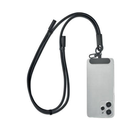 Cordon de charge publicitaire 60W de type-C à Type-C en RPET avec porte cordon de téléphone et porte clés COCHARGE