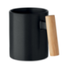 Mug personnalisable en céramique avec poignée en bois 320 ml CRENATE