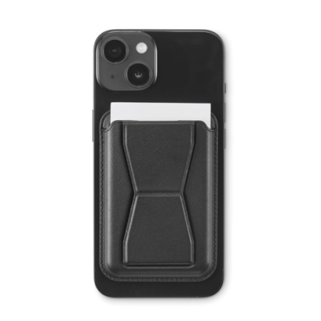 Porte-cartes personnalisable en PU avec anneau de chargement - LEAMAG