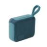 Enceinte personnalisable sans fil en ABS avec tissu RPET et cordon de suspension 5W avec batterie rechargeable Li-iON 800 mAh OB Enceinte personnalisable sans fil en ABS avec tissu RPET et cordon de suspension 5W avec batterie rechargeable Li-iON 800 mAh OB