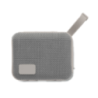 Enceinte personnalisable sans fil en ABS avec tissu RPET et cordon de suspension 5W avec batterie rechargeable Li-iON 800 mAh OB Enceinte personnalisable sans fil en ABS avec tissu RPET et cordon de suspension 5W avec batterie rechargeable Li-iON 800 mAh OB