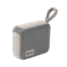 Enceinte personnalisable sans fil en ABS avec tissu RPET et cordon de suspension 5W avec batterie rechargeable Li-iON 800 mAh OB Enceinte personnalisable sans fil en ABS avec tissu RPET et cordon de suspension 5W avec batterie rechargeable Li-iON 800 mAh OB