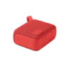 Enceinte personnalisable sans fil en ABS avec tissu RPET et cordon de suspension 5W avec batterie rechargeable Li-iON 800 mAh OB Enceinte personnalisable sans fil en ABS avec tissu RPET et cordon de suspension 5W avec batterie rechargeable Li-iON 800 mAh OB