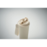 Gobelet personnalisable double paroi isotherme en acier inoxydable recyclé avec couvercle en plastique et sangle de transport en Gobelet personnalisable double paroi isotherme en acier inoxydable recyclé avec couvercle en plastique et sangle de transport en
