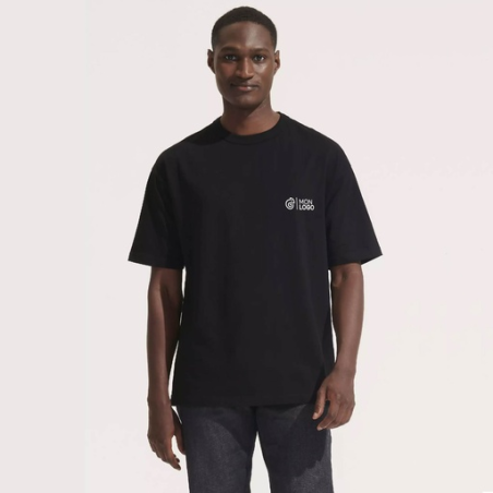 T-shirt personnalisable homme Oversize en coton 180g/m2 bio du S à XXL - BOXY