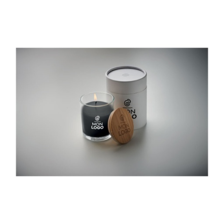 Bougie personnalisable parfumée à la vanille dans son coffret - ANCIENT