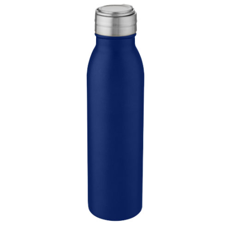 Gourde publicitaire Harper 700&nbsp;ml en inox avec boucle métallique