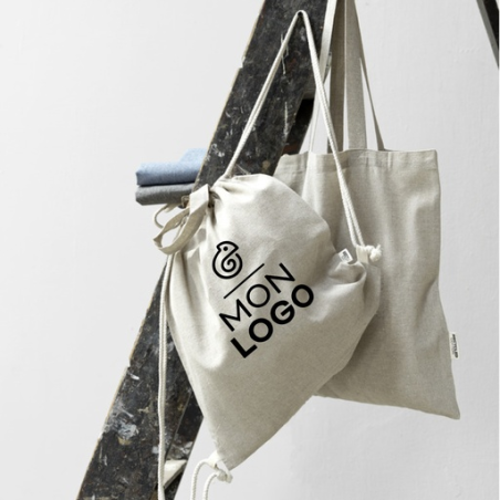 Sac à dos recyclé personnalisable Pheebs avec cordon