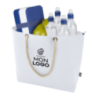 Sac de plage personnalisable isotherme avec poignées en cordelette en polyester recyclé certifié GRS 23L