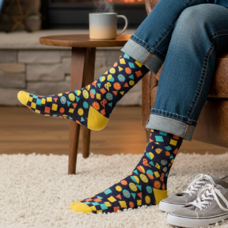 Chaussettes totalement personnalisable douce et confortable - Premium