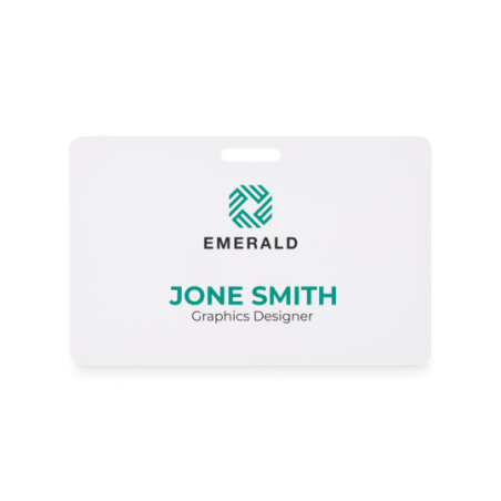 Badge publicitaire pour lanyard 54 x 86 mm BADSMALL