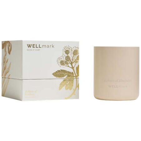 Bougie personnalisable parfumée en cire de soja 210g dans un pot en métal Made in europe Wellmark