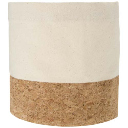 Corbeille à pain personnalisable en coton et liège Toma