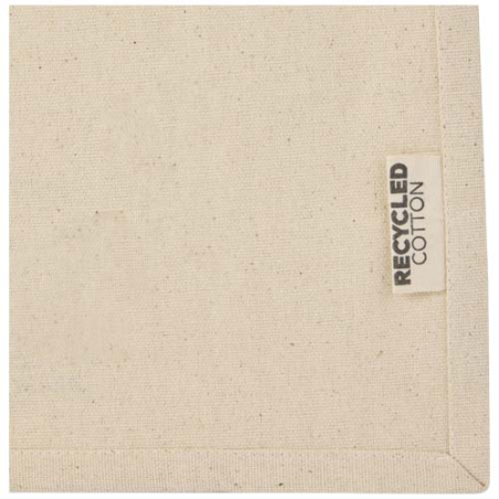 Sac shopping personnalisable à soufflet en coton recyclé de 9&nbsp;L et 220&nbsp;g/m² certifié GRS Odessa
