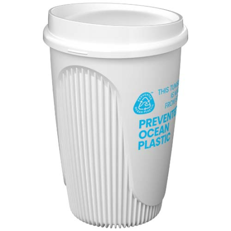 Gobelet personnalisable en plastique PP et plastique recyclé 350&nbsp;ml Alto Pop Made in UK