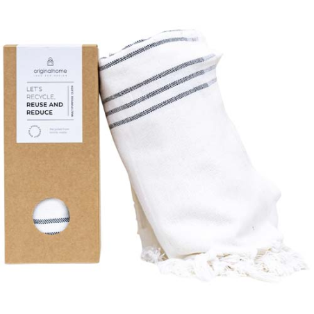 Plaid personnalisable en matériaux recyclé Originalhome 85 x 175&nbsp;cm Made in Europe