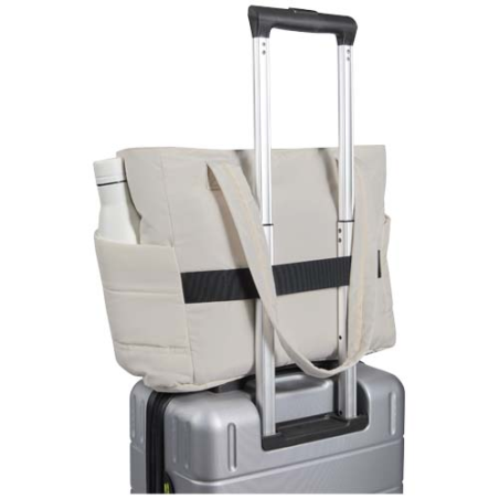 Sac shopping personnalisable pour ordinateur portable 15,6" en RPET certifié GRS 18&nbsp;L Puffer