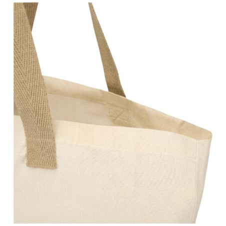 Sac shopping publicitaire pliable 7L en coton recyclé GRS 140&nbsp;g/m2 - Sierra